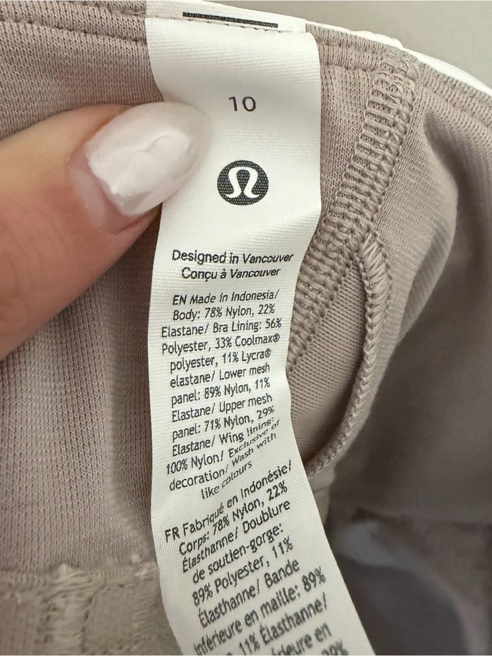 Lululemon Lightweight Tennis Dress B/C Cup White